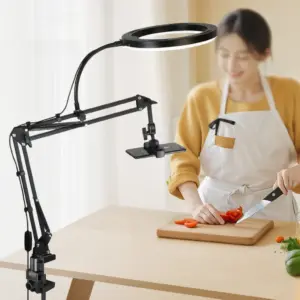 Adjustable Overhead Stand with Lighting